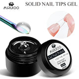 Clear Solid Nail Building Gel for Bubble-free Application