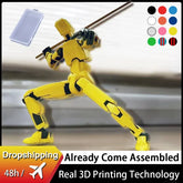 Multi-Jointed 3D Printed Shapeshift Robot 2.0 – 13 Movable Action Figures for Kids & Adults - Himpall