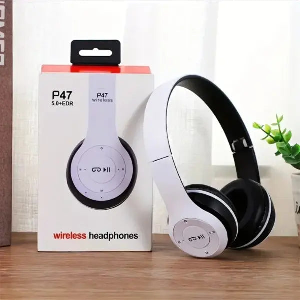 Foldable Wireless Bluetooth 5.0 Over Ear Headphones