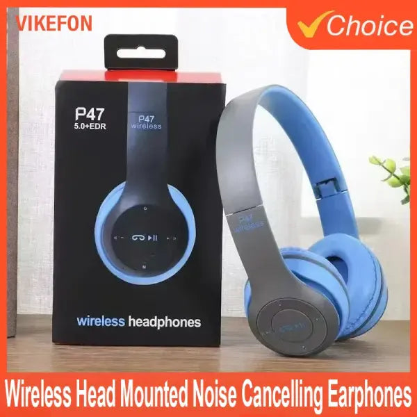 Foldable Wireless Bluetooth 5.0 Over Ear Headphones