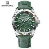 NAVIFORCE Men Fashion Quartz Watch with Round Alloy Case Shape