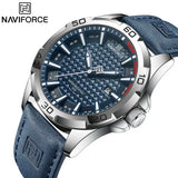 NAVIFORCE Men Fashion Quartz Watch with Round Alloy Case Shape