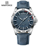 NAVIFORCE Men Fashion Quartz Watch with Round Alloy Case Shape