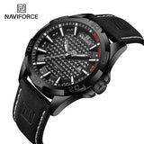 NAVIFORCE Men Fashion Quartz Watch with Round Alloy Case Shape - BWB-