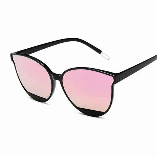 Vintage Metal Fashion Sunglasses UV400 Protection - 5 Black Pink / As Picture