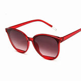 Vintage Metal Fashion Sunglasses UV400 Protection - 8 Wine Red / As Picture