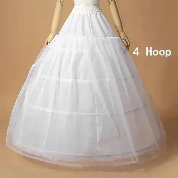 New Arrival Ball Gown Petticoat Underskirt for Dream Wedding Dresses - WHITE