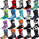 Socks high quality knit cotton Disney cartoon design long men