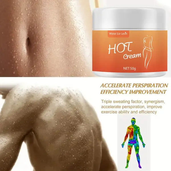 Water Ice Levin Heat Massage Cream for Fitness and Muscle Training