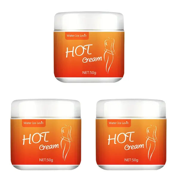 Water Ice Levin Heat Massage Cream for Fitness and Muscle Training - 3pcs