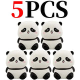 Panda LED Night Light for Unisex (Plastic) Creative Kids Decor - B 5Pcs
