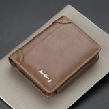Baellerry High Quality Zipper Short Wallet for Men with Card Holder