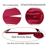 Women’s Satin Sleeping Cap with Solid Wide Band and Edge Wrap