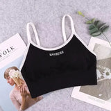 New Sports Bra For Women Gym Sexy Crop Top Bra Women Cotton Underwear Soft Comfort Tube Tops Female Brassiere Tops