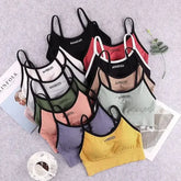 New Sports Bra For Women Gym Sexy Crop Top Bra Women Cotton Underwear Soft Comfort Tube Tops Female Brassiere Tops