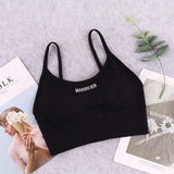 New Sports Bra For Women Gym Sexy Crop Top Bra Women Cotton Underwear Soft Comfort Tube Tops Female Brassiere Tops