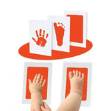 Newborn Baby DIY Hand and Footprint Kit with Ink Pads Photo Frame