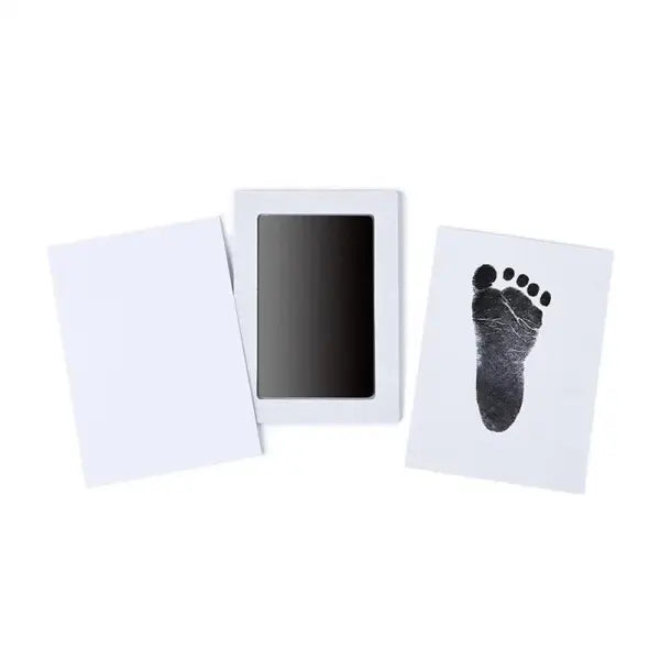 Newborn Baby DIY Hand and Footprint Kit with Ink Pads Photo Frame
