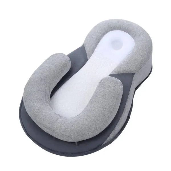 Newborn Baby Pillow for Infant Head Shape Support in Safe Cotton - Himpall