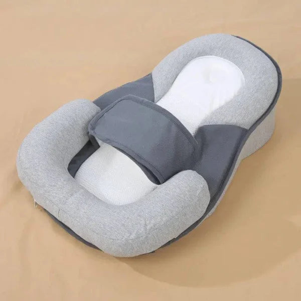 Newborn Baby Pillow for Infant Head Shape Support in Safe Cotton - Himpall