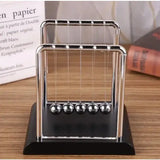 Newton Cradle Balance Steel Ball Pendulum for Physics Stress Relief - Cube Pool B