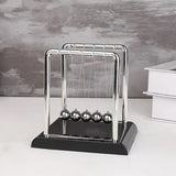 Newton Cradle Balance Steel Ball Pendulum for Physics Stress Relief - Cube Pool B