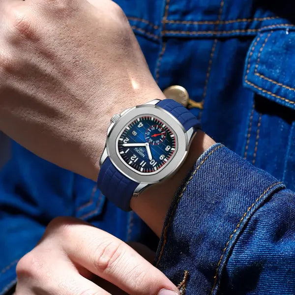 Brand Luxury Mens Watches Stainless Steel Quartz Movement