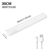 Night Lights Wireless LED Motion Sensor Lamp USB Rechargeable Magnetic For Wardrobe Room Closet Kitchen Aisle Tube