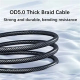 NNBILI 100W USB C and 120W USB A Braided LED Display Screen Cables