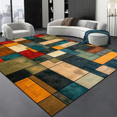 Nordic Abstract Geometric Rugs for Unisex (Polyester) – Machine Washable