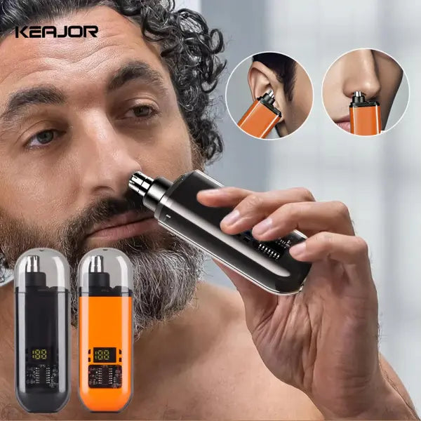 Peicon Rechargeable Electric Nose and Ear Hair Trimmer for Men