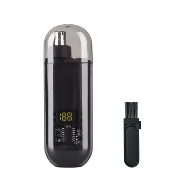 Peicon Rechargeable Electric Nose and Ear Hair Trimmer for Men - black