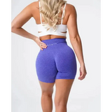 Nvgtn Seamless Pro Spandex Shorts for Men and Women - Electric Blue / L