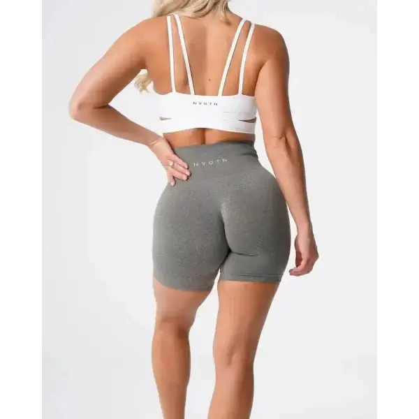 Nvgtn Seamless Pro Spandex Shorts for Men and Women - Khaki green / L