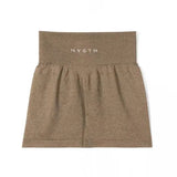 Nvgtn Seamless Pro Spandex Shorts for Men and Women - Mocha / L