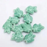 Ocean Fish Mix Color Ceramic Beads for Creative Jewelry Making - Himpall