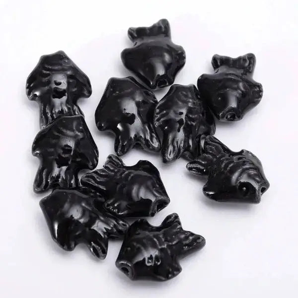 Ocean Fish Mix Color Ceramic Beads for Creative Jewelry Making - Himpall