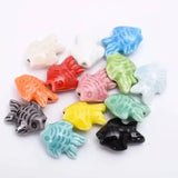 Ocean Fish Mix Color Ceramic Beads for Creative Jewelry Making - Himpall