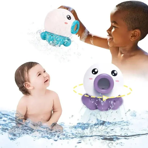 Octopus Bath Toy for Kids with Fun Fountain Water Play Features
