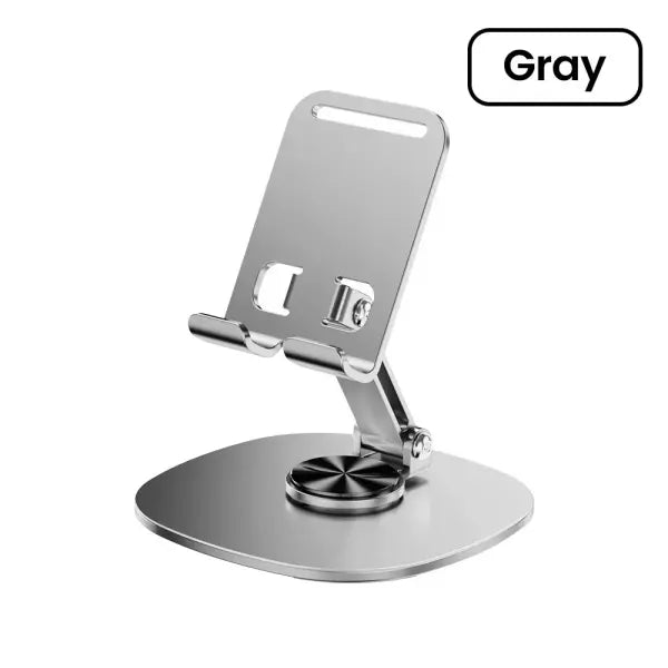 Olaf Rotating Desktop Stand Universal Size – Hands Free Mobile Mount - gray