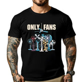 Only Fans Mens Clothing Plus Size Men’s Fashion Short Sleeve Clothing Print Cotton Tee Shirts