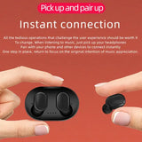 A6S TWS Wireless Bluetooth Earbuds 20mm Sport Stereo Audio