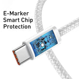 Original USB-C Cable For iPhone 16 15 Pro Max PD 60W Fast Charging For Huawei Xiaomi Samsung Type C Weaving Cable