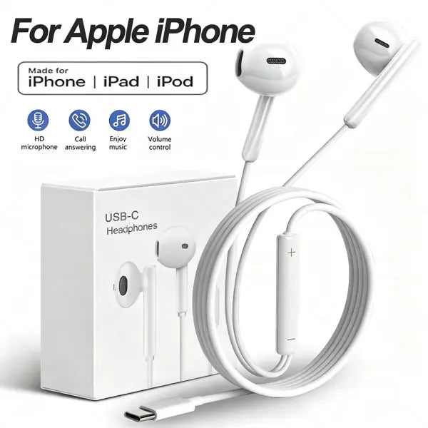 Apple iPhone Original Wired Earphones For Dynamic Audio