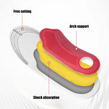 Orthopedic Insoles EVA Arch Support Air Movement Damping Cushioning