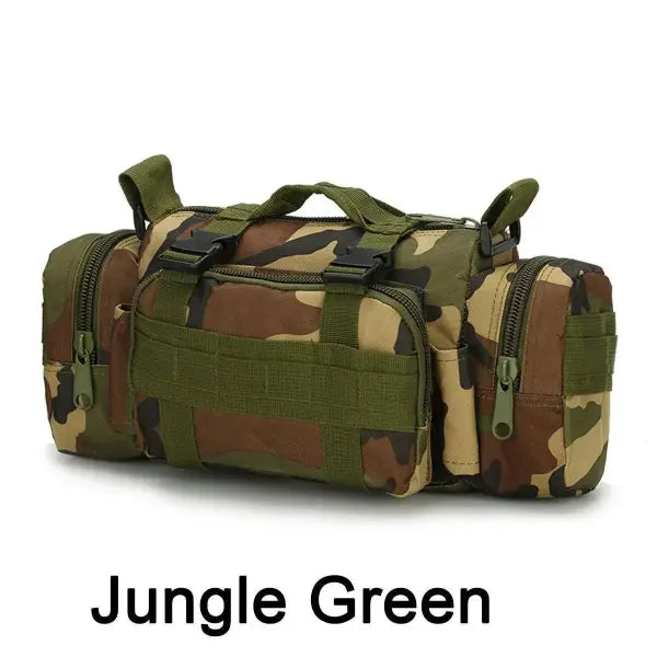 Hunting Waist Pack Camping Hiking Pouch Chest Bag Nylon Versatile Use - Jungle