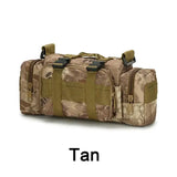 Hunting Waist Pack Camping Hiking Pouch Chest Bag Nylon Versatile Use - Tan