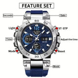 Sports Electronic Men Watch PU Band Battery Included