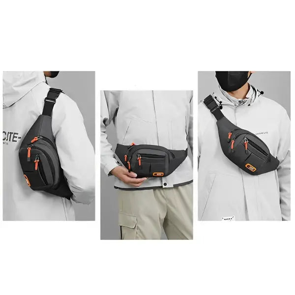 Oxford Waterproof Mobile Waist Bag Women Multifunctional Large