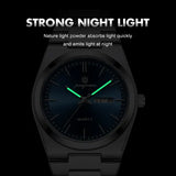 PAAZOMU Luxury Quartz Sport Men Watches Stainless Steel Wristwatch